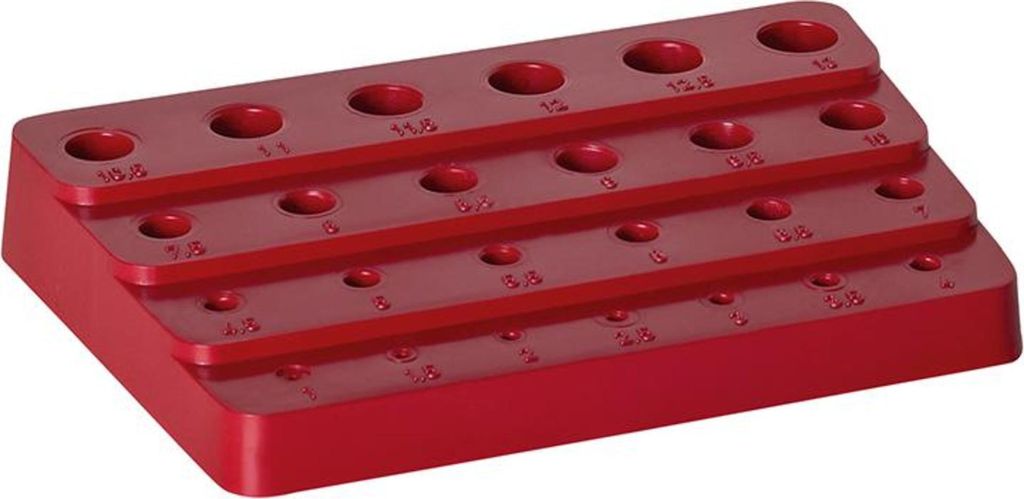 Kunststoffständer leer um 0,1 steigend 5,1-10mm FORTIS