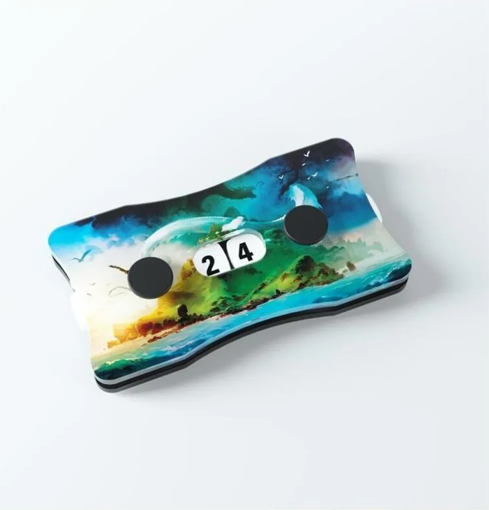 Compteur de vie double cadran acrylique Islande : Finis les oublis