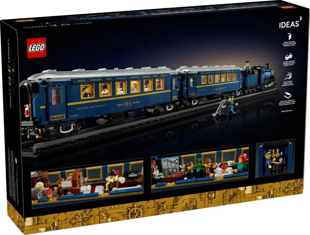 LEGO 21344 Orient-Express : Locomotive à Vapeur et Wagons ultra-détaillés