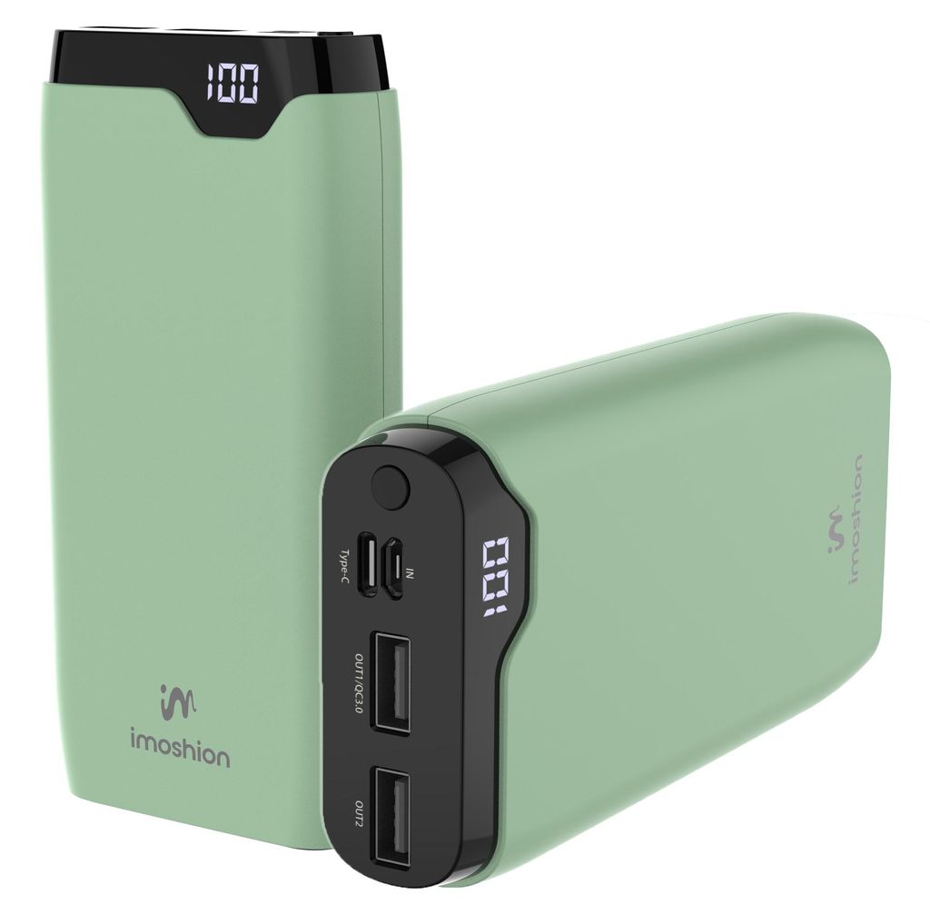 imoshion Powerbank - 20.000 mAh - Schnelles Aufladen und Produktbild 