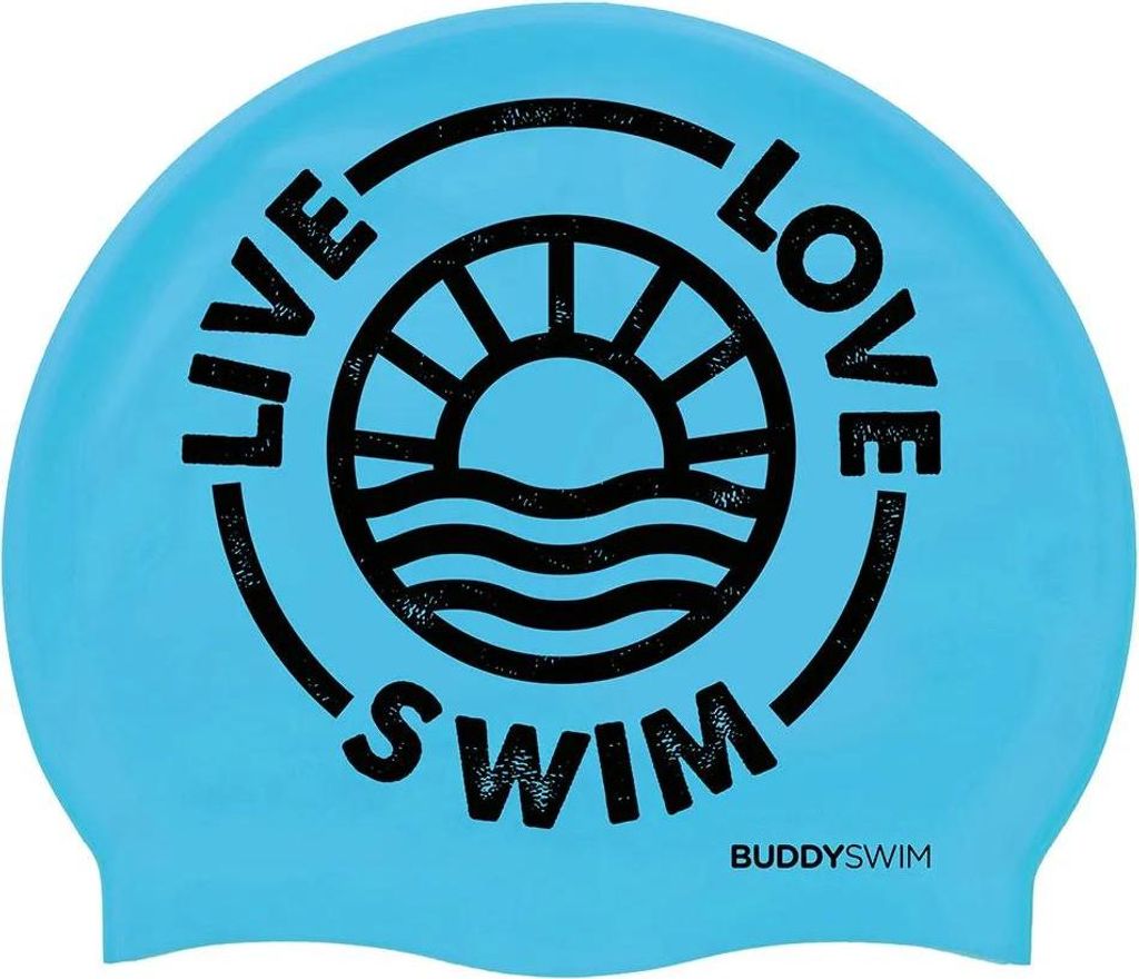 Buddyswim Lls2 Badekappe Blau Blau One Size