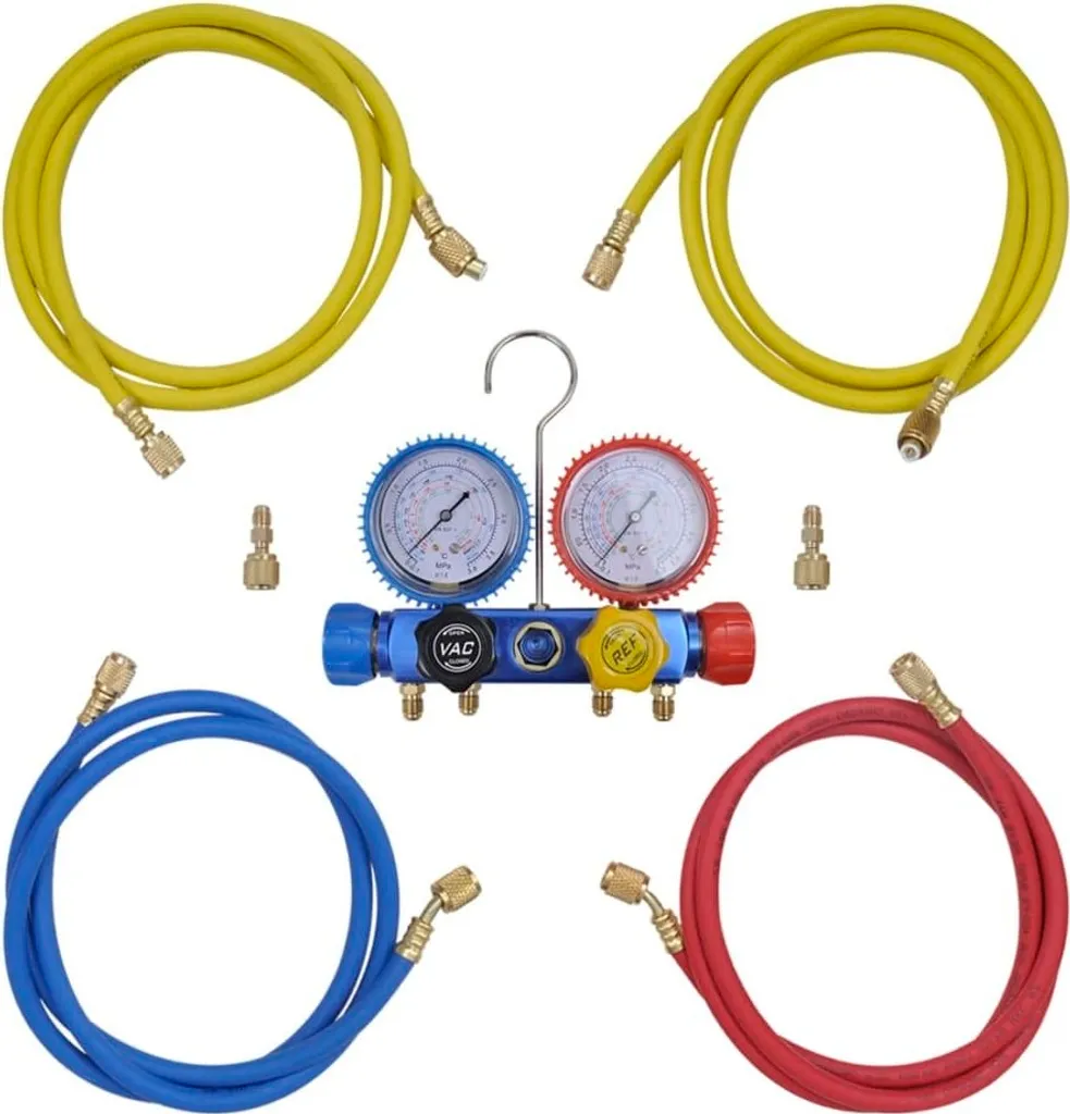 Répartiteur de robinet 4 voies avec vannes réglables pour jardin et serre