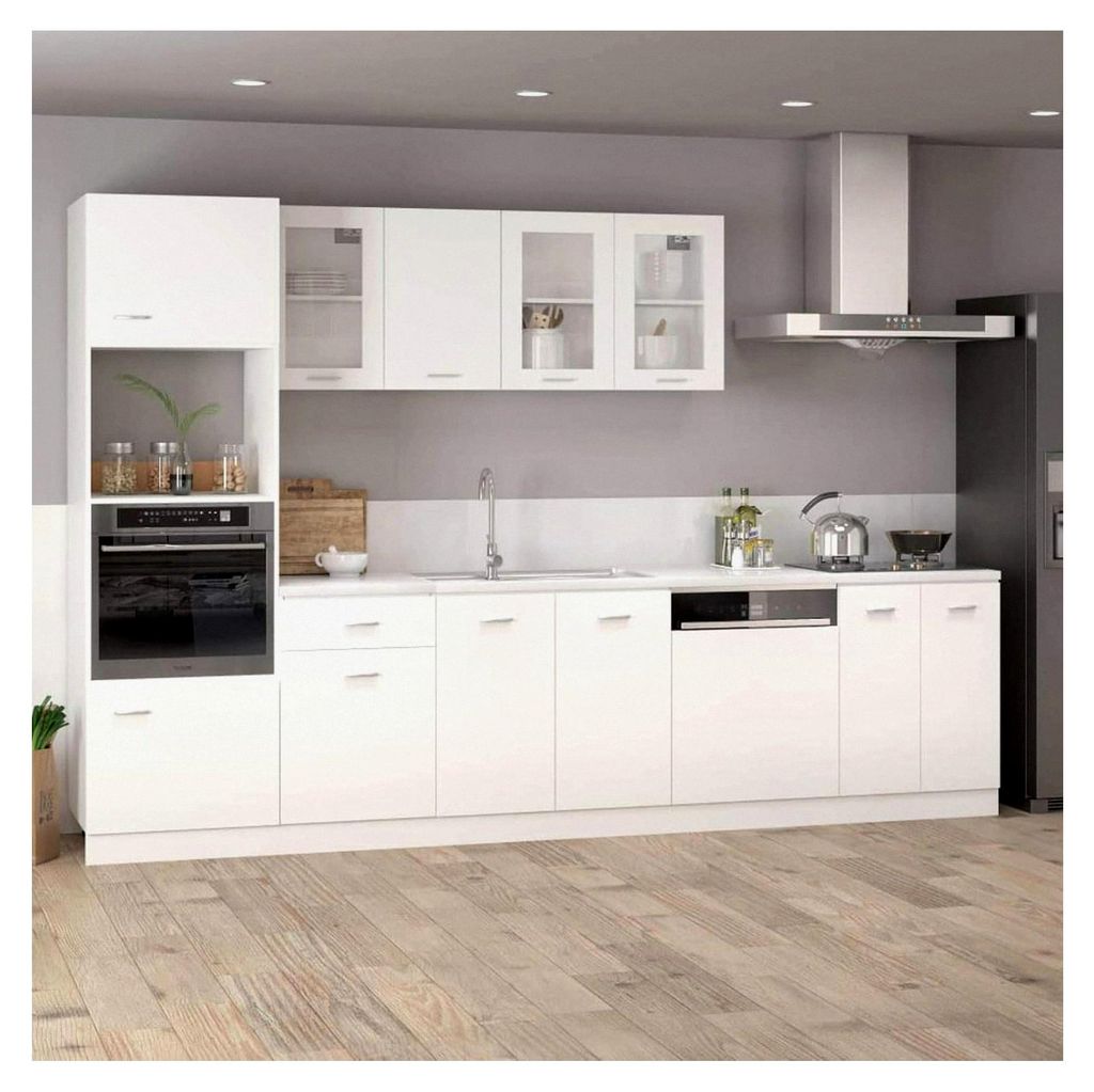 Frontblende für Geschirrspüler in Weiß, 59,5x3x67 cm aus Holzwerkstoff