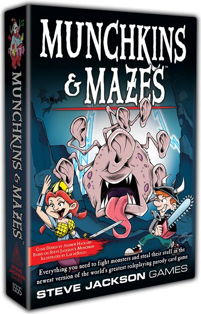 Munchkins and Mazes Extension Jeu de Cartes avec Nouveaux Monstres ENG