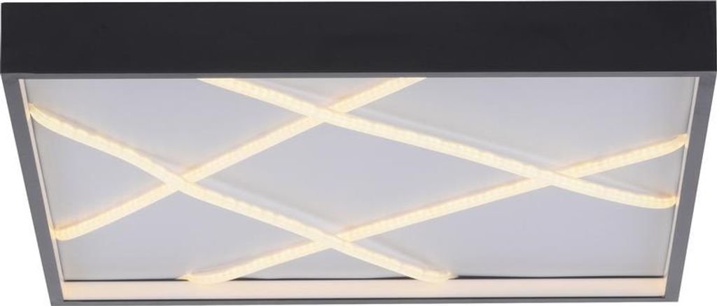 JUST LIGHT LED Deckenlampe MIKADO dimmbar über Wandschalter, warmweiß 3000k Wohnzimmer, Schlafzimmer, Flur, Esszimmer, Küche 14091-18, 14092-18,...