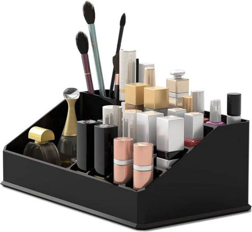 Rangement maquillage pour coiffeuse, organiseur de cosmétiques quotidien