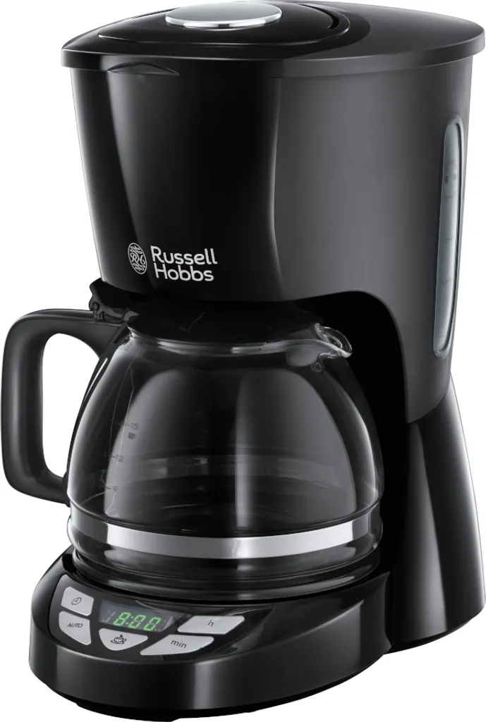Grande Cafetière Électrique 1,25L pour Café Moulu Russell Hobbs Noir
