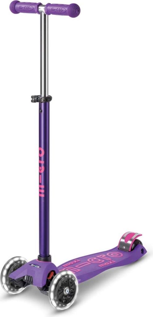 Micro Scooter Maxi Micro Deluxe LED Aqua Lila Immagine del prodotto 