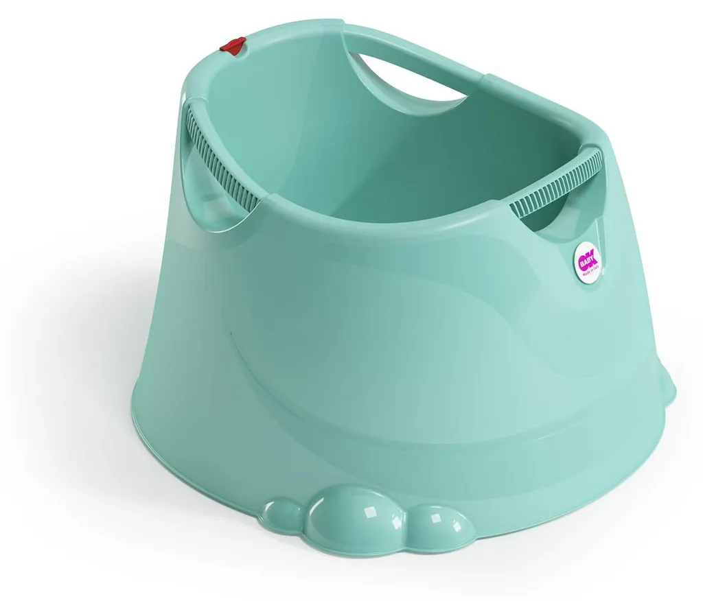 Siège de bain bébé Opla bleu ciel - Receveur de douche ergonomique