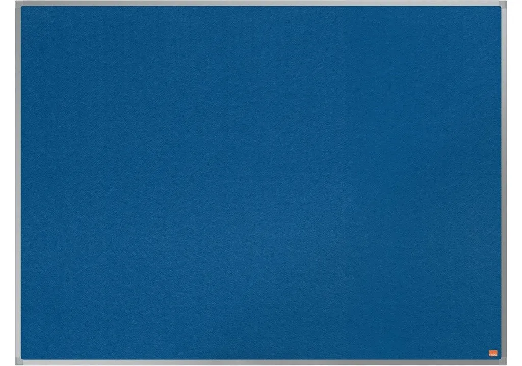 Tableau Mural pour Bureau 120x90 cm, Support d'Épinglage Feutre Nobo Bleu