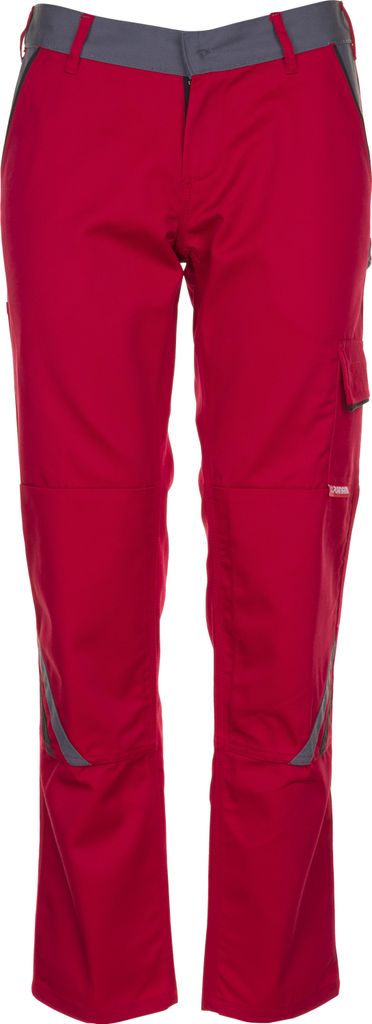 Planam Bundhose Highline Damen Gr. 38 rot/schiefer/schwarz Produktbild 