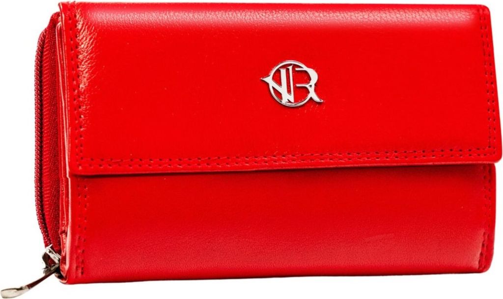 Elegante Damen Leder Geldbörse Rot R-D1511-NCD