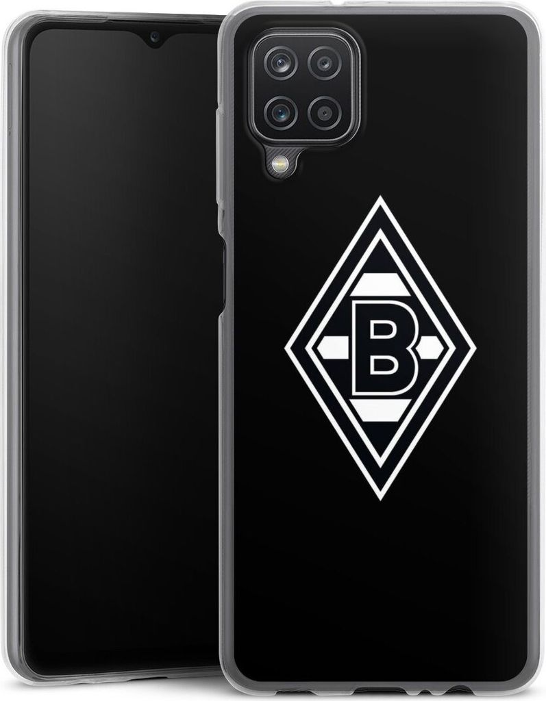 DeinDesign Slim Hülle für Samsung Galaxy A12 Silikon Case Ultra Dünn Handyhülle Borussia Mönchengladbach Gladbach Wappen