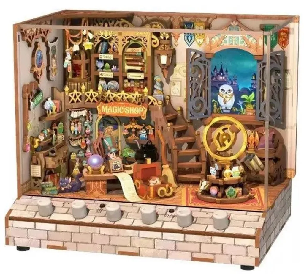 Puzzle 3D Magic Shop Tonecheer - Activité créative et déco zen à assembler