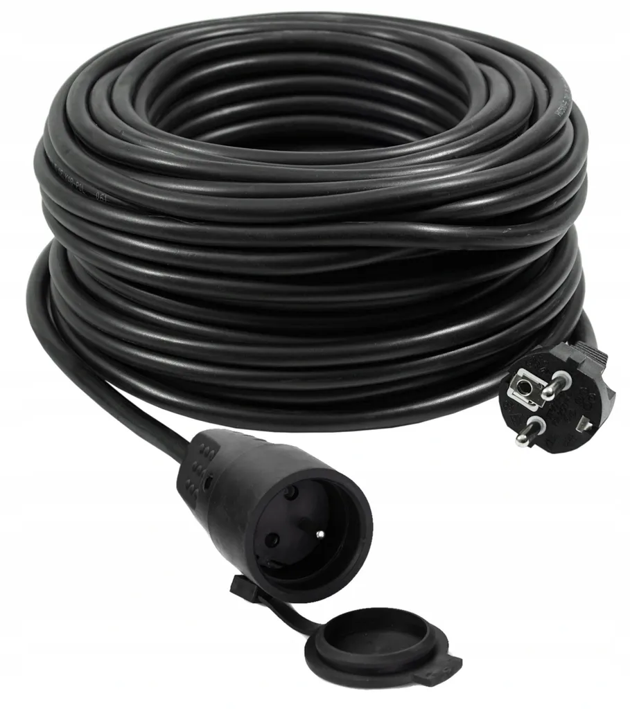 Rallonge de 50m IP44 jardin haute qualité - Câble étanche ultra résistant