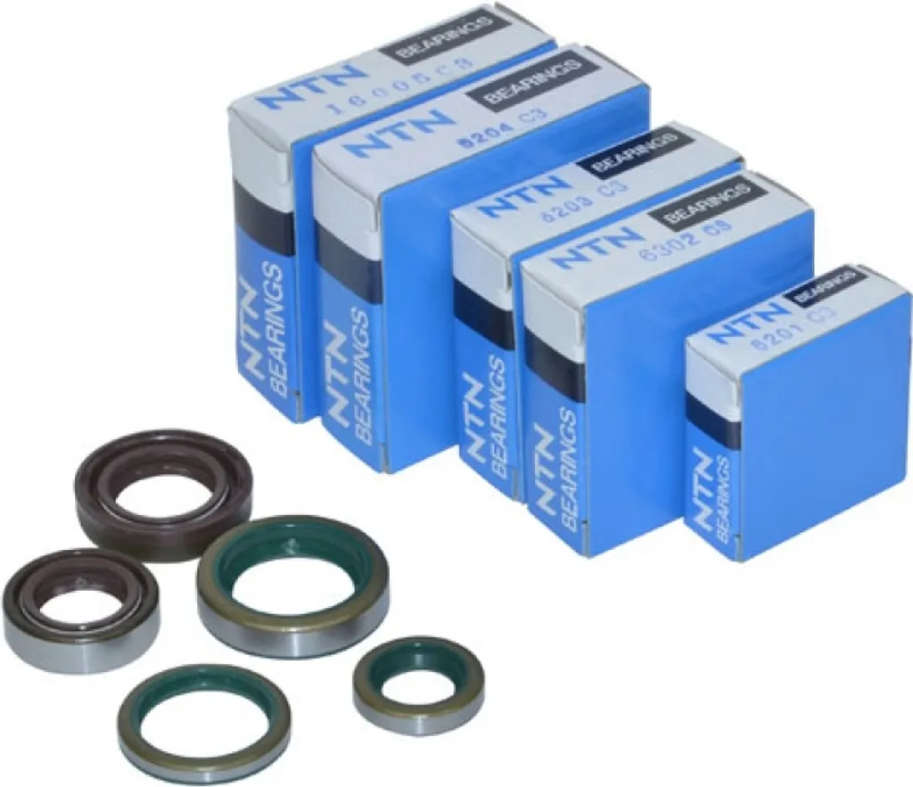Kit de paliers de vilebrequin avec joint à lèvres moteur 4V 10 pièces