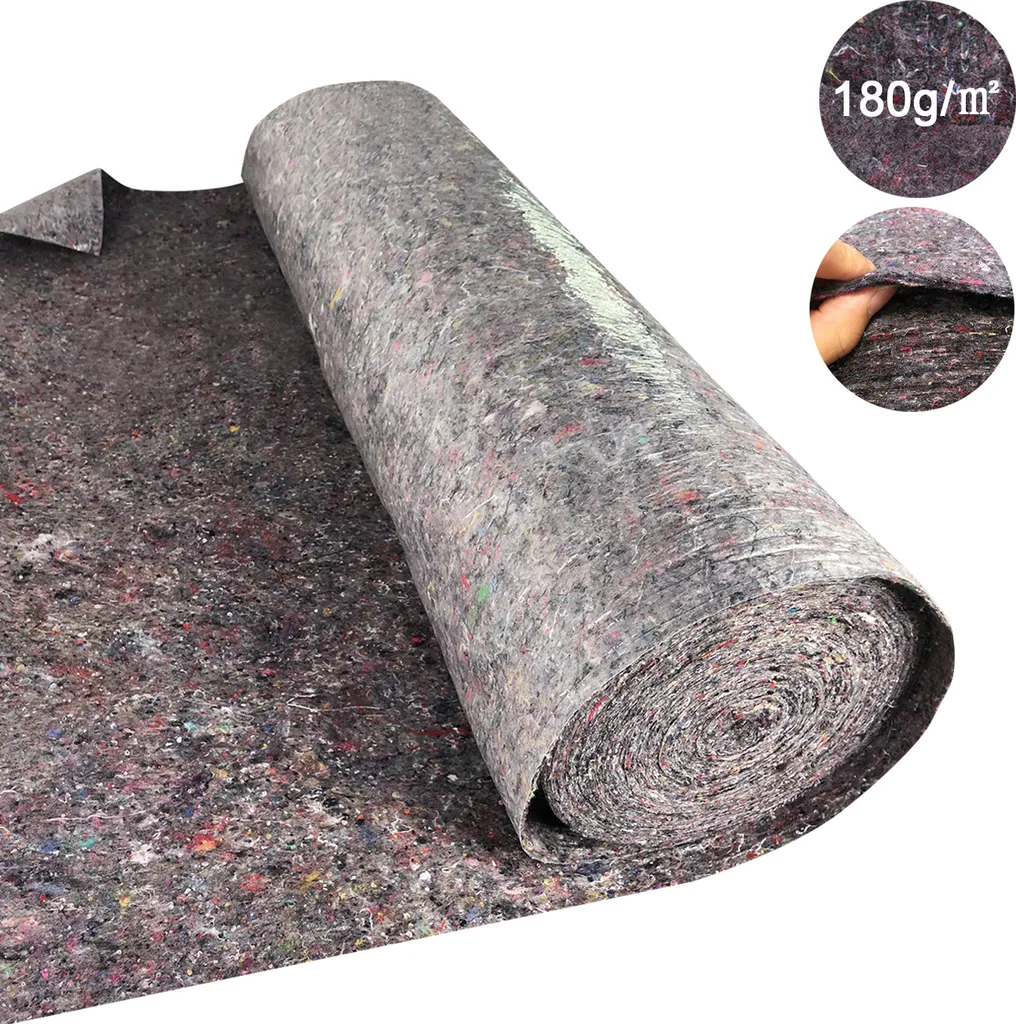 Non-tissé de protection 180g/m² pour sol avec revêtement PE étanche