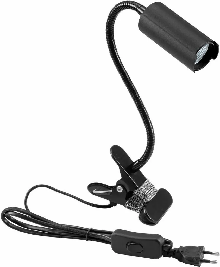 Spot LED EUROLITE KKL-7 noir lumière du jour 6000K haute qualité