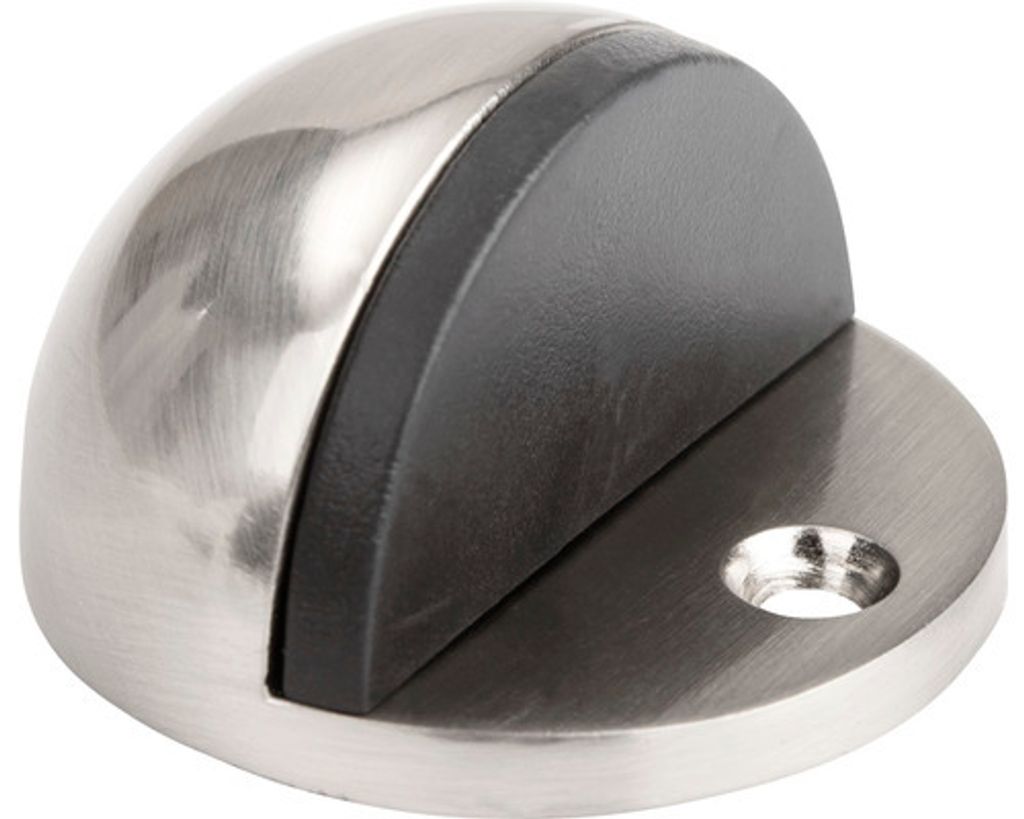 Tarrox Türstopper zum Schrauben halbrund vernickelt Ø 45x25 mm 1 Stück