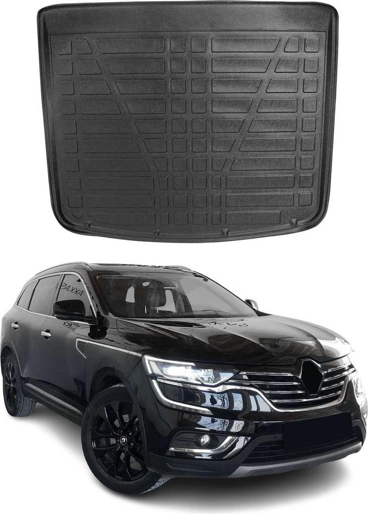 Kofferraumwanne Laderaumwanne für Renault Koleos 2016-2025 Gummi TPE Schwarz