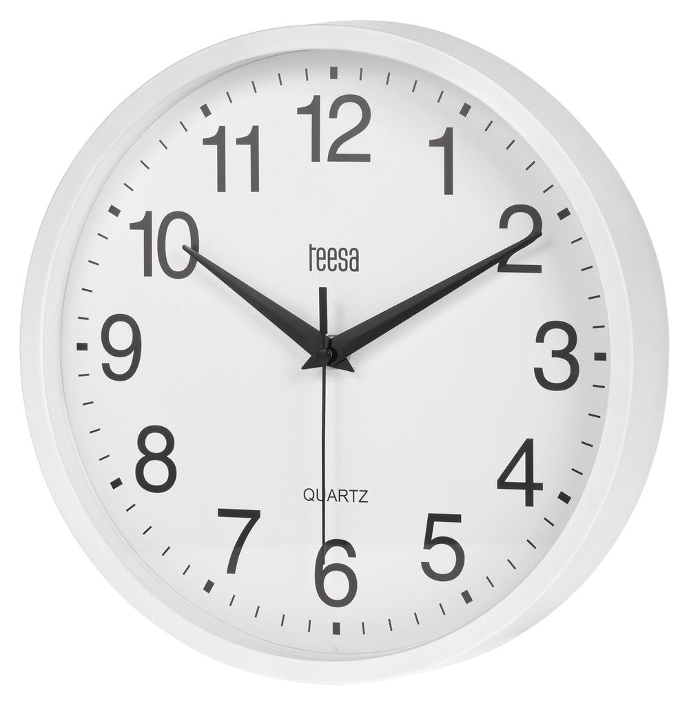 Teesa TSA0037 Orologio da parete 25 cm, bianco Immagine del prodotto 