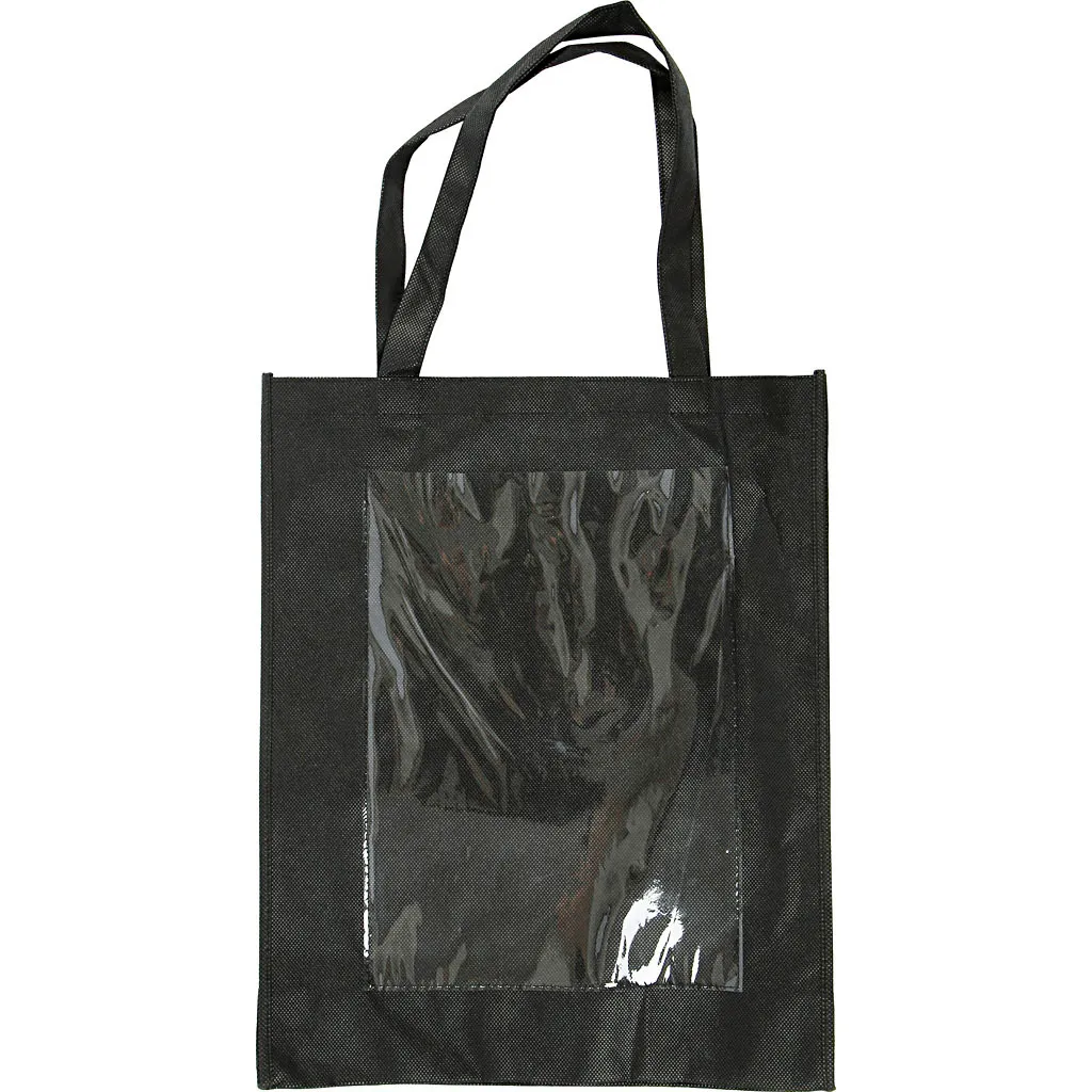 Creativ Company Borsa Porta Disegni 42x34x12cm Plastica Nera per Artisti