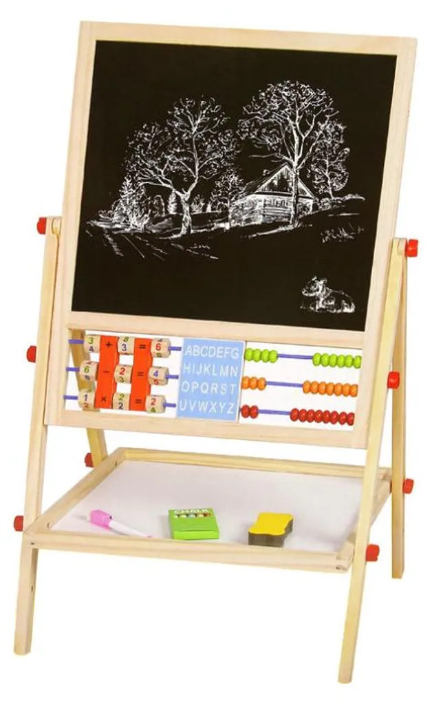Planche à dessin double face éducative pour apprendre à écrire et compter - 3