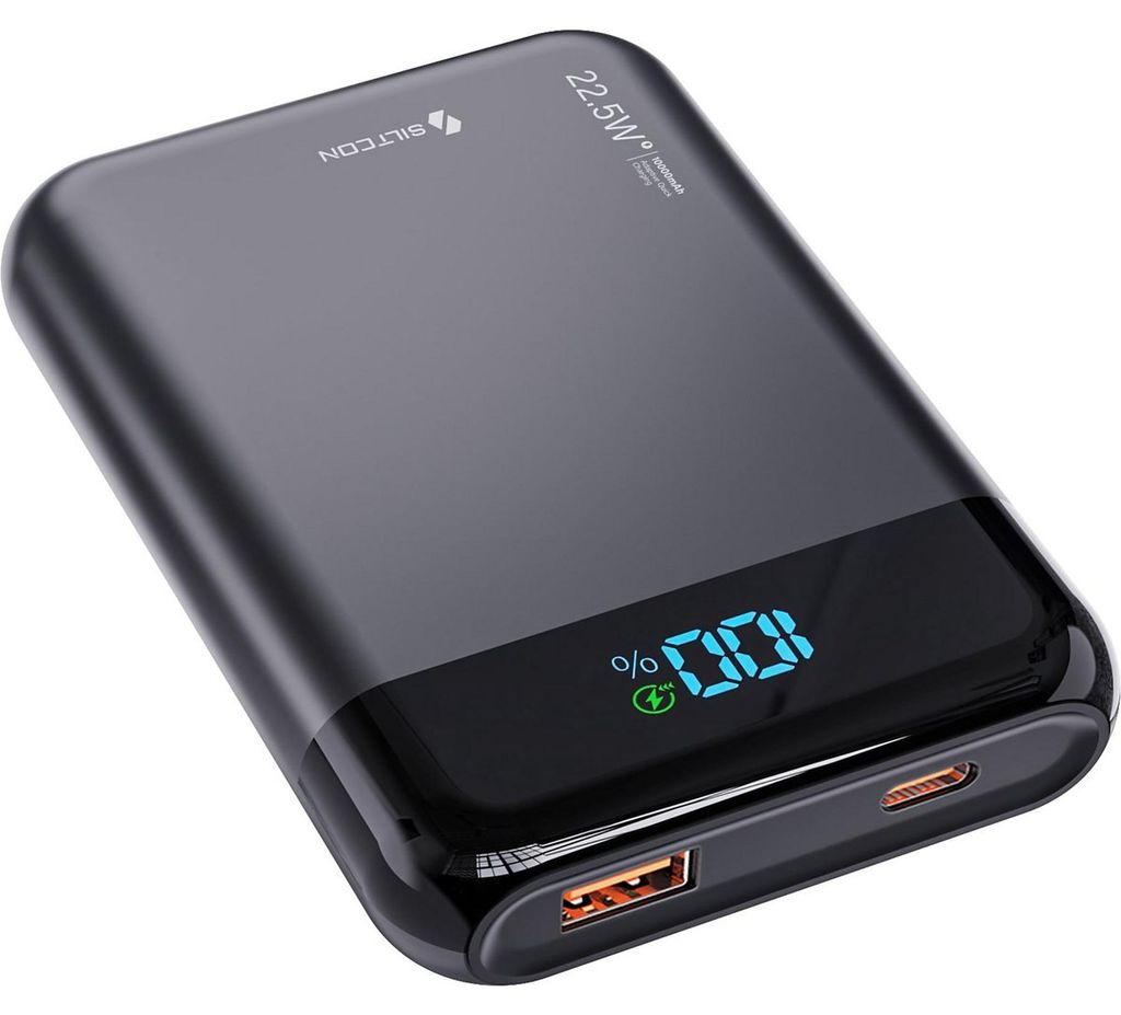 Siltcon® Ultra Kompakte Powerbank 10000mAh – 22,5W Produktbild 