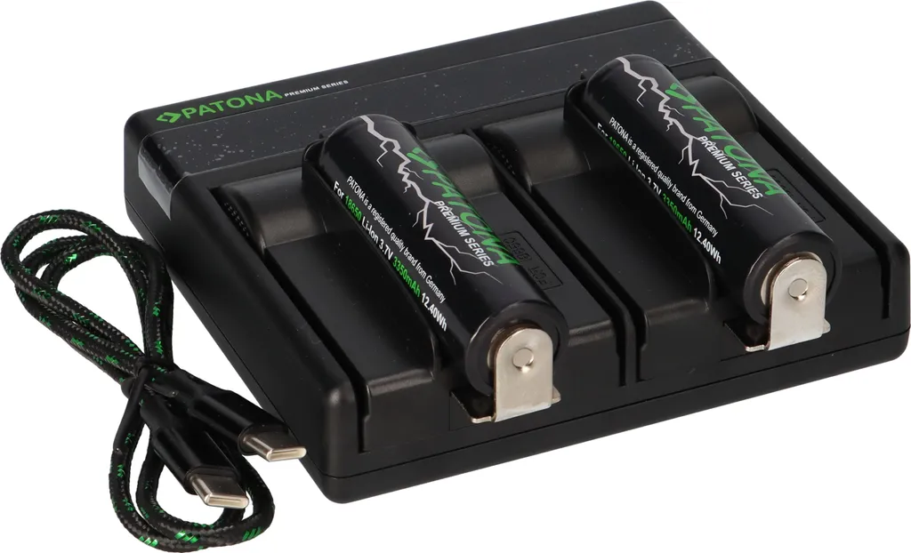 Fini les Pannes avec le Chargeur Dual PD Performance et 2 Accus 18650