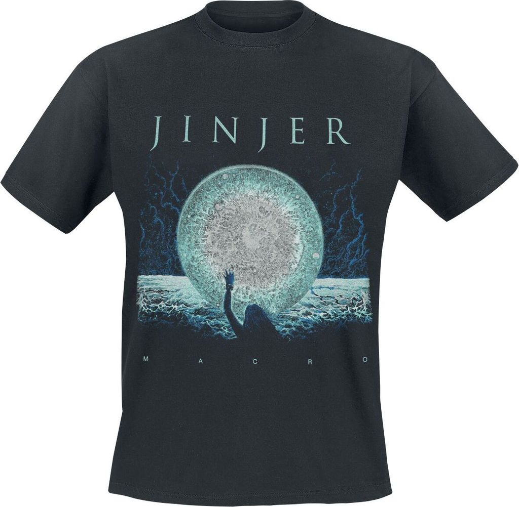 Jinjer T-Shirt Herren Macro schwarz Band-Merch, Bands 100% Baumwolle XXL