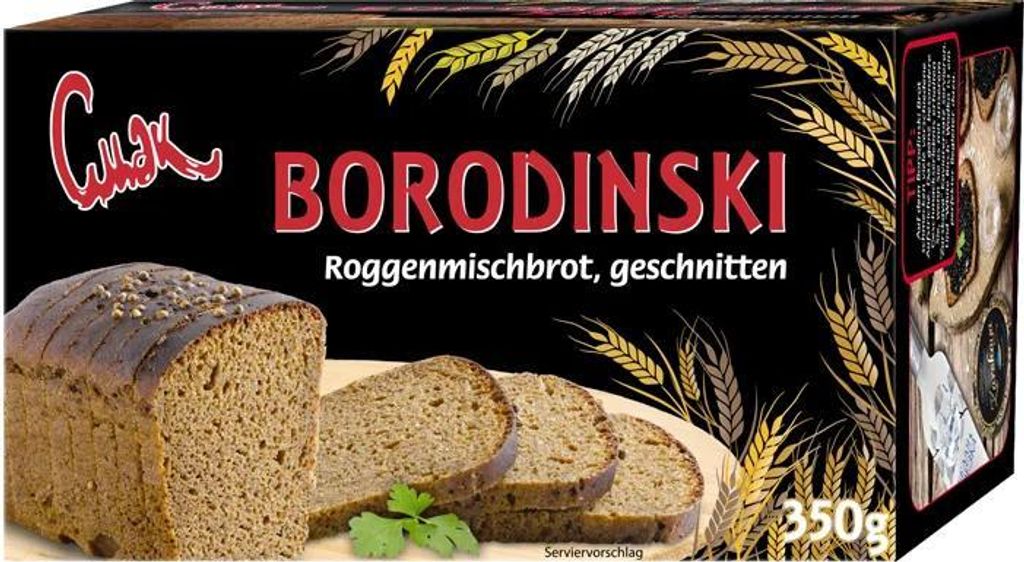 Cmak "Borodinski" Roggenmischbrot geschnitten 350g Produktbild 