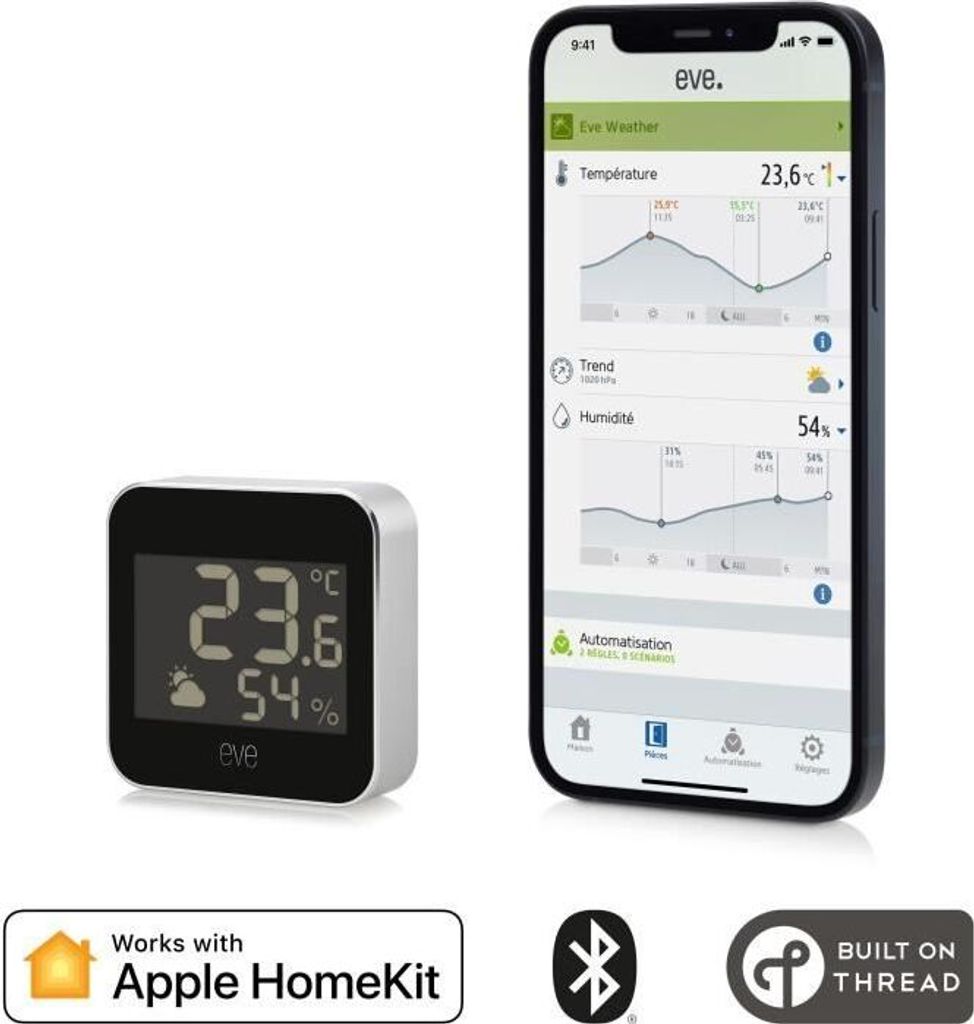 Eve EVE Weather - Vernetzte Wetterstation für Apple HomeKit Produktbild 