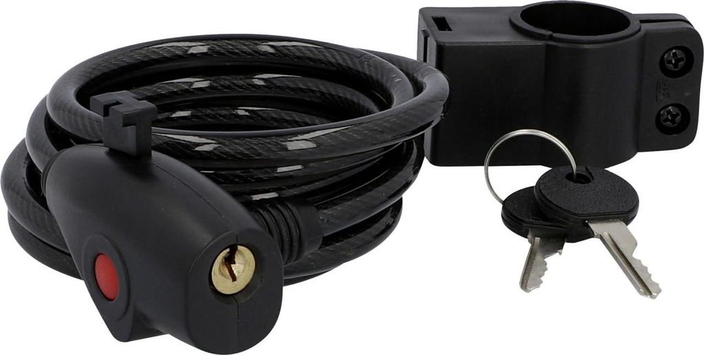 FISCHER 85849 Antivol à câble FISCHER pour vélo, longueur : Image du produit 