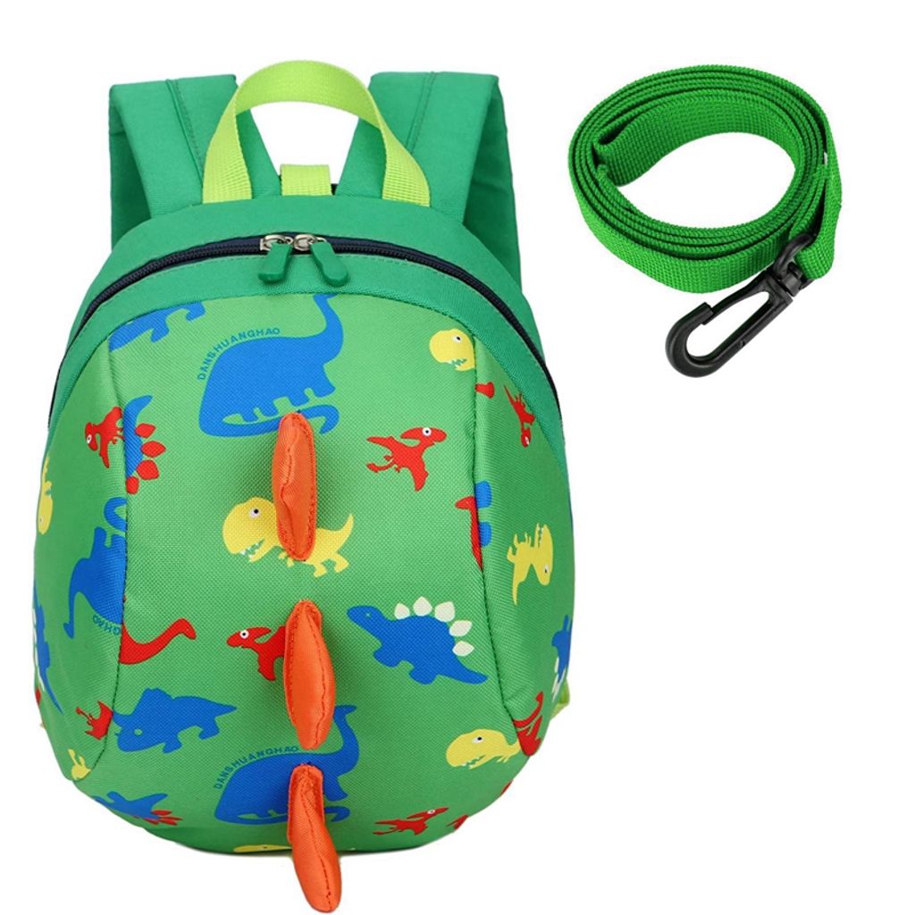kinder Baby Kleinkind Dinosaur Dinosaurier Rucksack Sicherheitsgurt Backpack Bag 