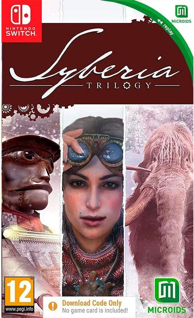 Nintendo Games Switch Syberia Trilogy (code In Box) Produktbild 