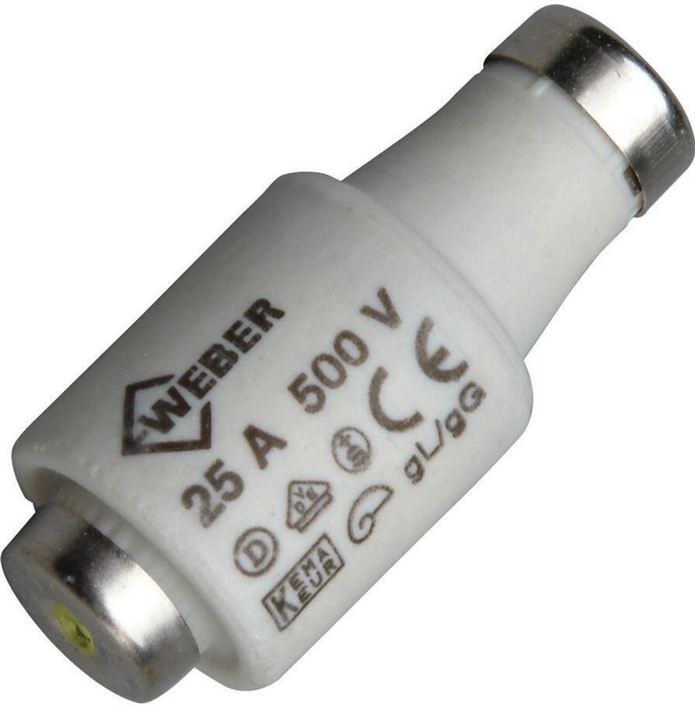 A close-up studio shot of a ceramic fuse.