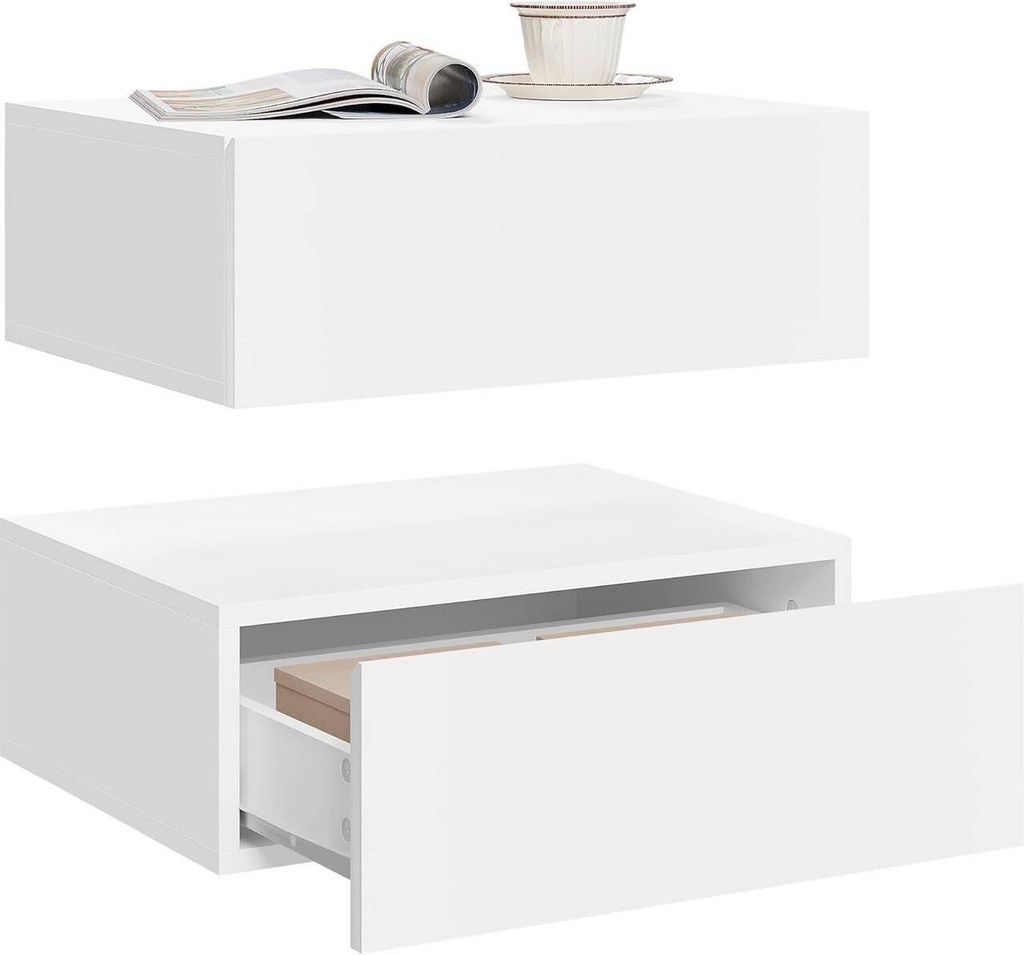 WOLTU Nachttisch hängend, mit Schublade, Nachtschrank, Produktbild 