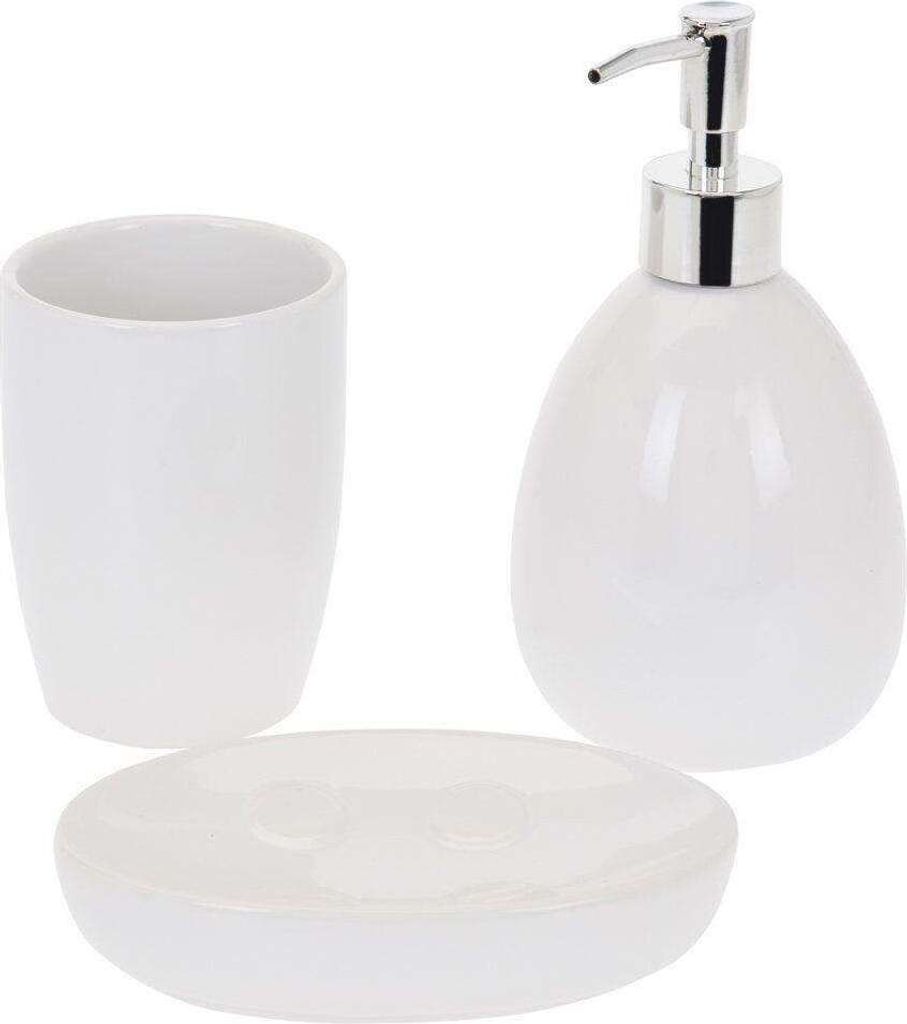 Badezimmer-Set DOLOMITE 3-tlg. grau