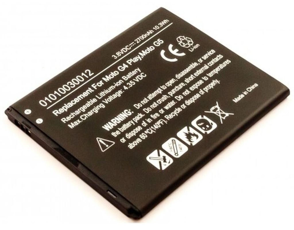 Akku für Motorola XT1762 Li-Ion 3,8 Volt 2700 mAh schwarz.