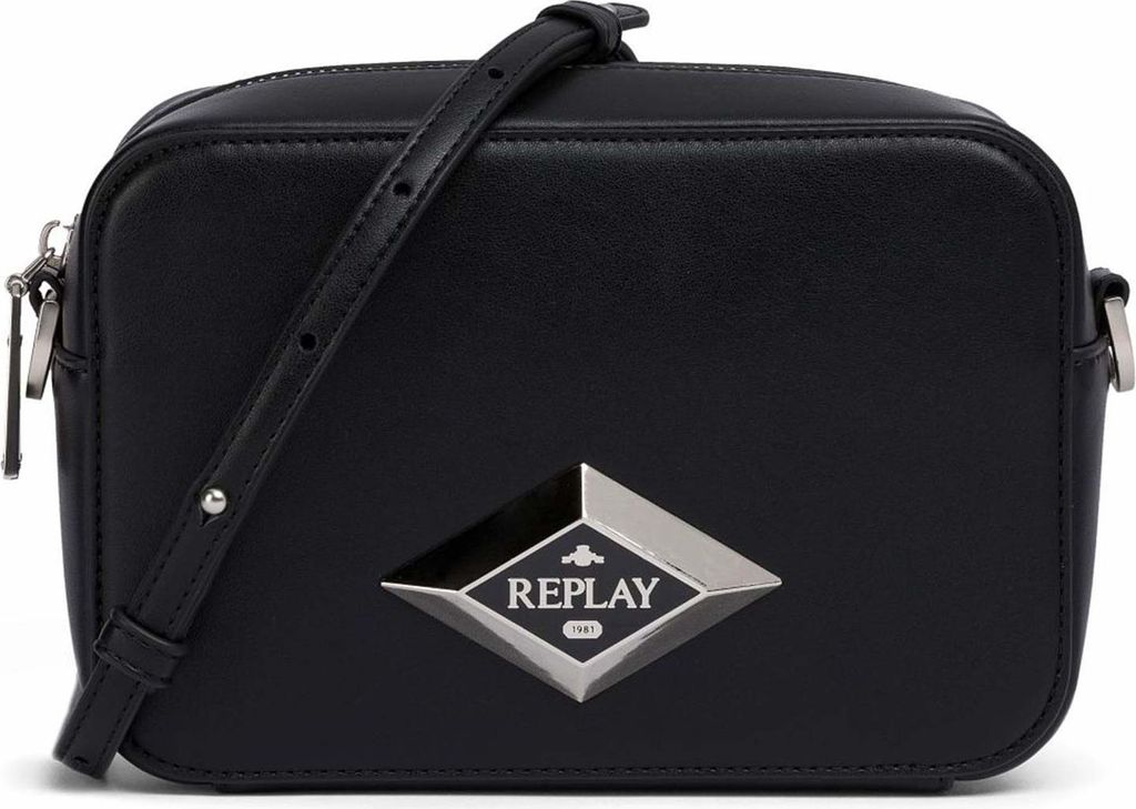 REPLAY Umhängetasche Crossbody Bag Black schwarz