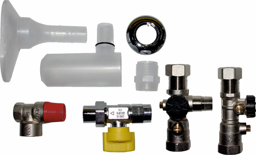 Set de Raccordement Wolf avec Protection Thermique et Robinet de Vidange