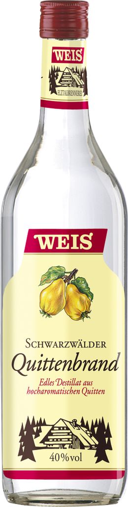 Weis Schwarzwälder Quittenbrand | 1l. Flasche Produktbild 
