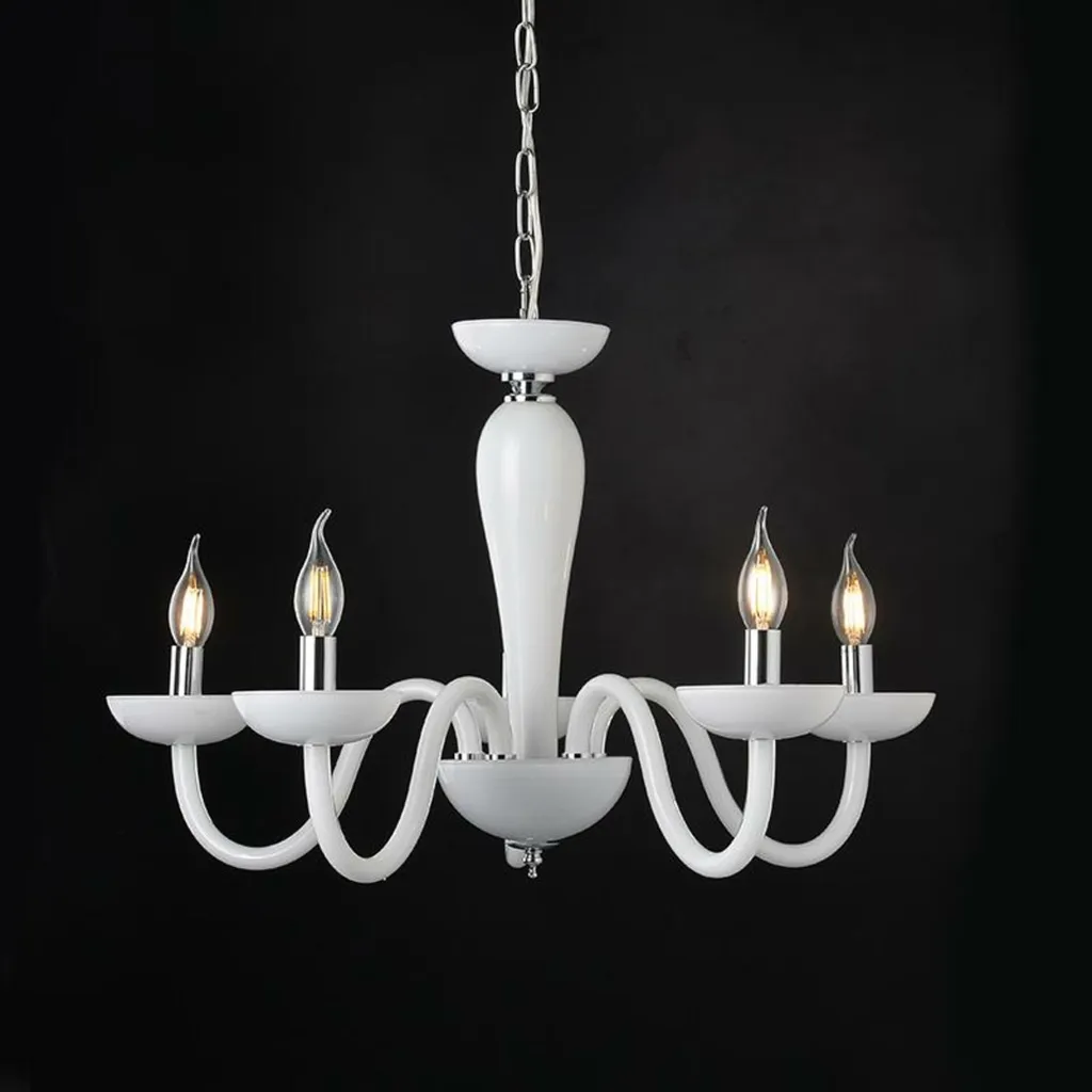 Suspension en cristal ACA BLK82185PWC - Luminaire de Luxe Design Noir