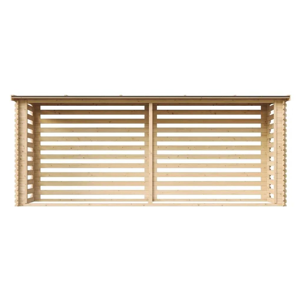 Stojan na drevo - 6,7 m3 - Š112xL458xV199 cm - TIMBELA M203 Obrázok produktu 