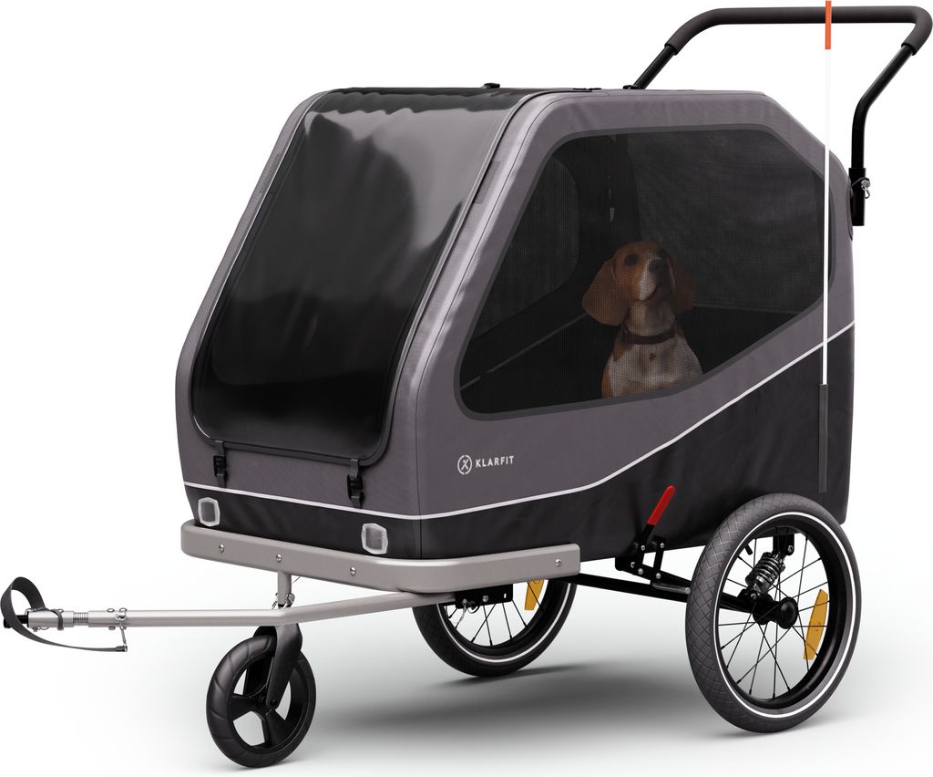 Klarfit príves pre psa na bicykel s objemom 324 l XXL, Obrázok produktu 