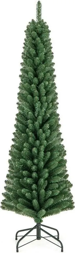 Sapin de Noël artificiel 150 cm pliable et ignifugé pour votre salon