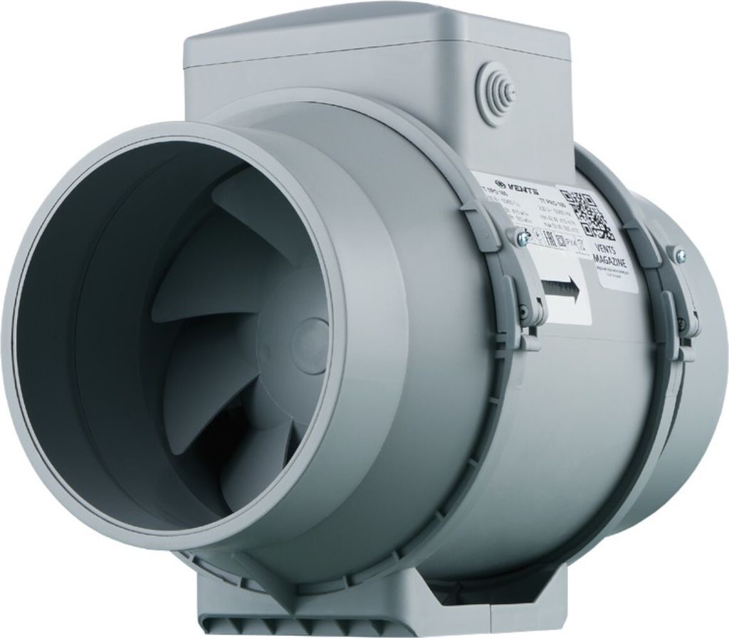 Halbradialer Rohrlüfter Vents TT Pro 150 V mit Drehzahlregler