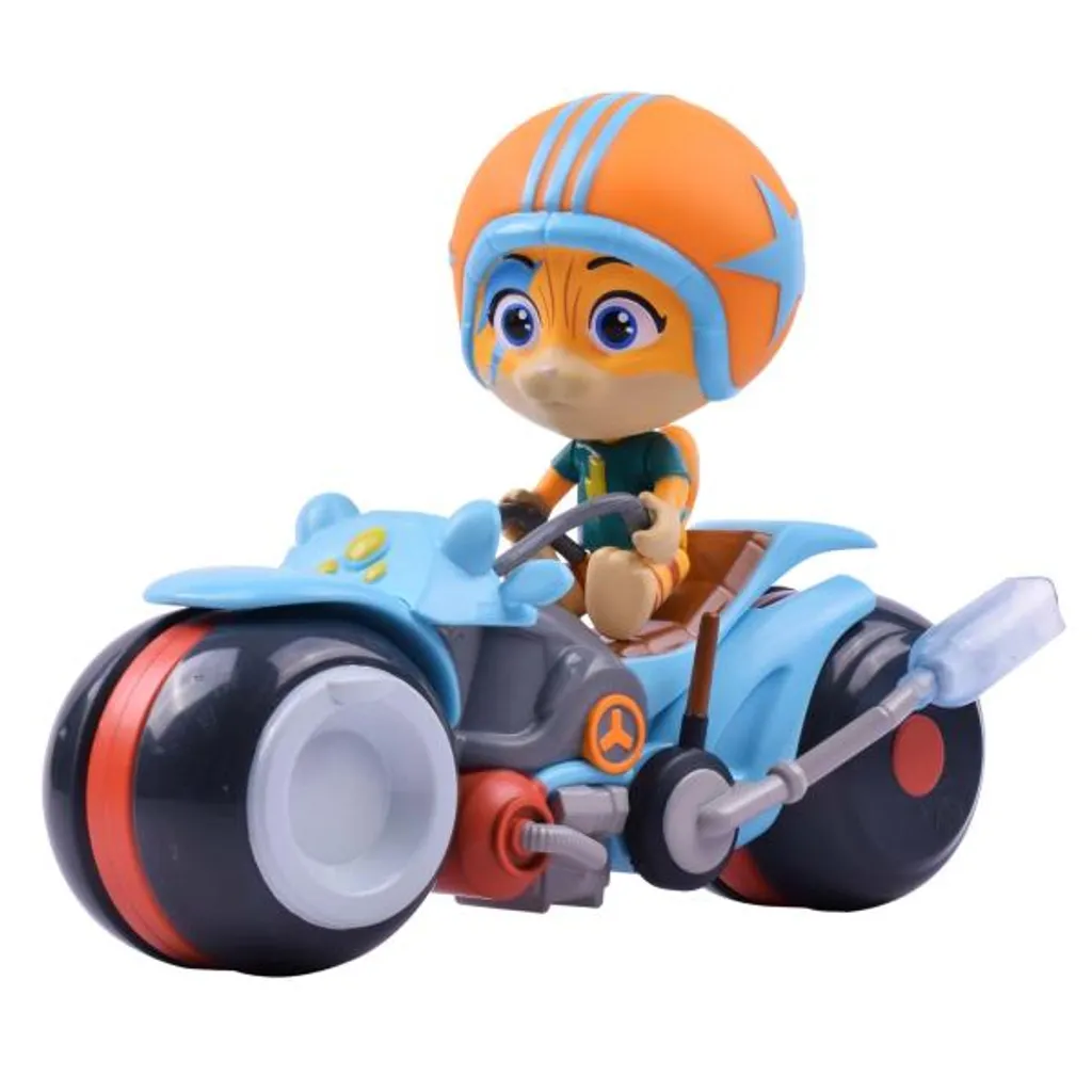 Moto et Poupée Lampo 44 Cats Smoby : Figurine de 8cm pour 3 ans et +