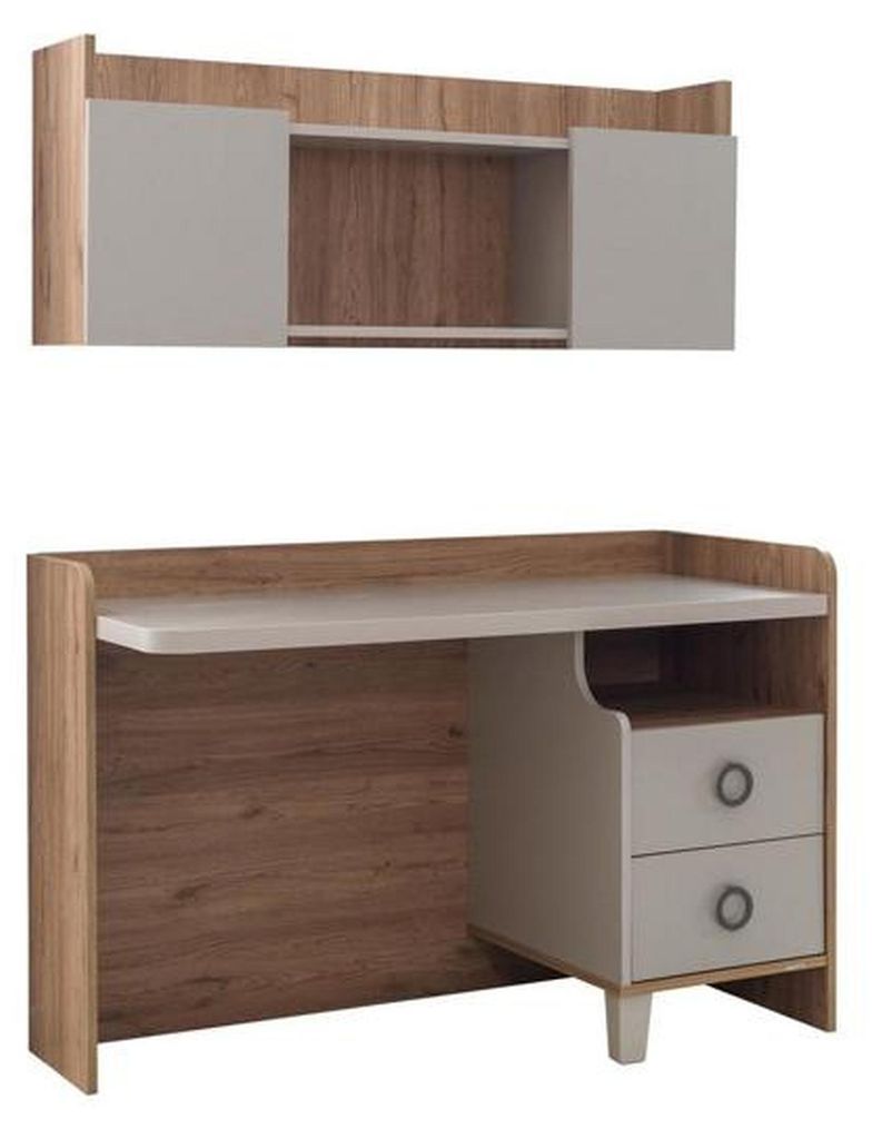 Braun Schreibtisch Designer Jugendzimmer Tische Holz Kinderzimmer Möbel