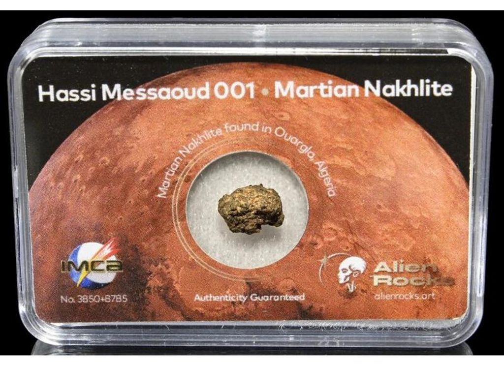 Alien Rocks Mars-Meteorit Hassi Messaoud 0,1 - 0,2 Gramm